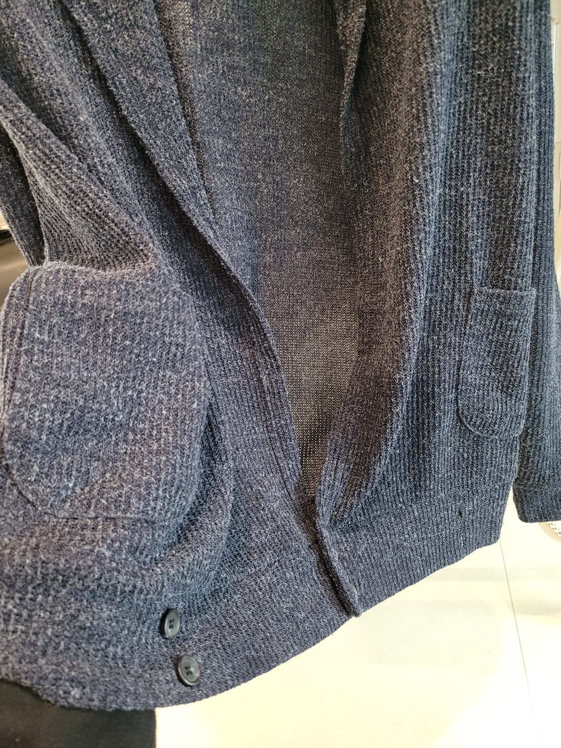 프랭키뉴욕(FRANKIE NEW YORK) 숄카라 니트 가디건 상품이미지4