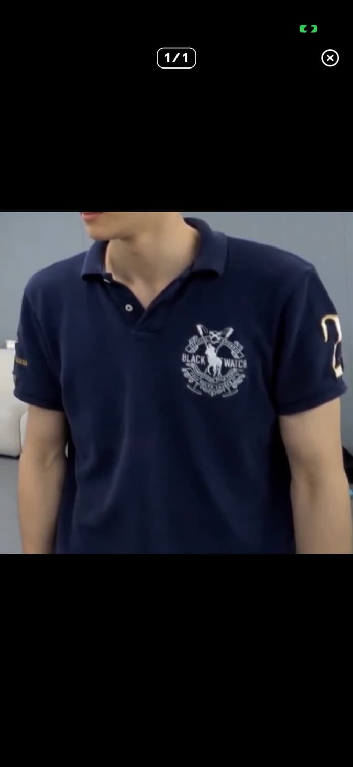 폴로 랄프로렌 빅포니 뉴욕 코르티스 엄성현 카라티 네이비 반팔티셔츠 상품이미지1