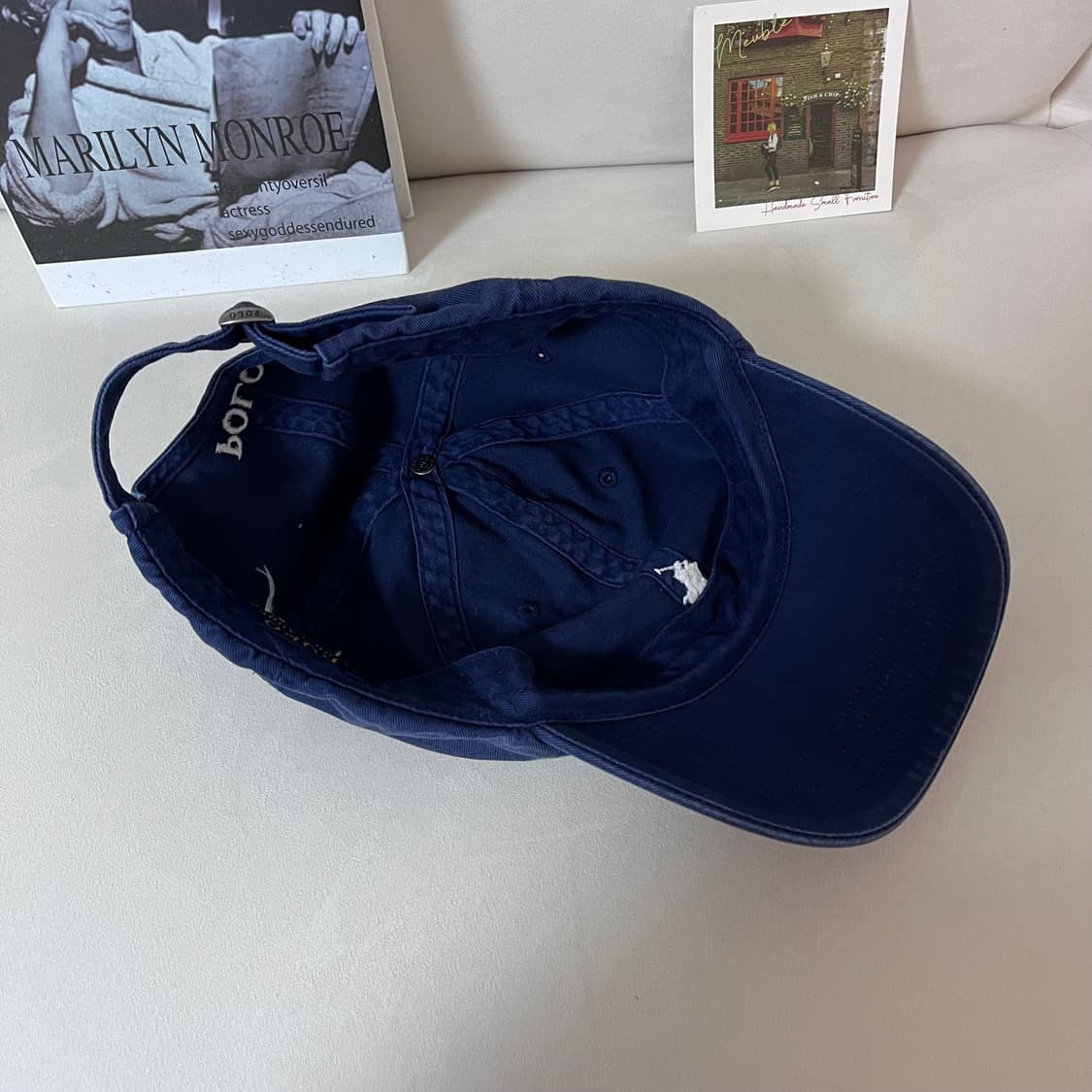 [정품] 폴로 네이비 / 화이트포니 모자 상품이미지4