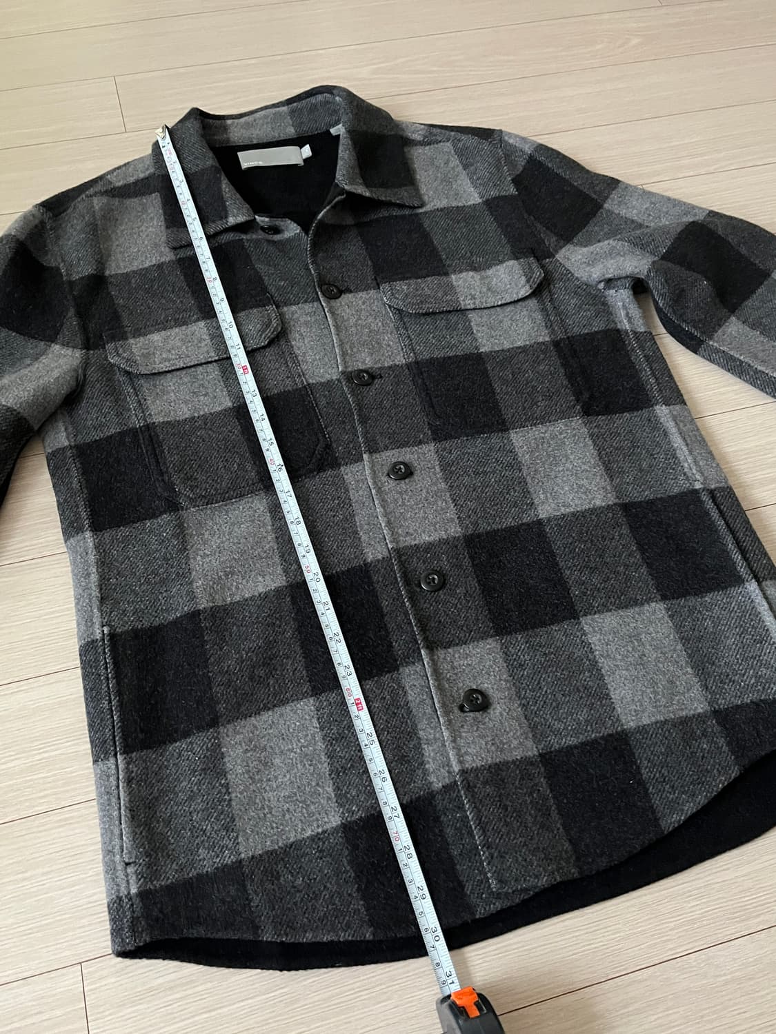 (Man) Vince 빈스 체크 울 셔츠 자켓 상품이미지7