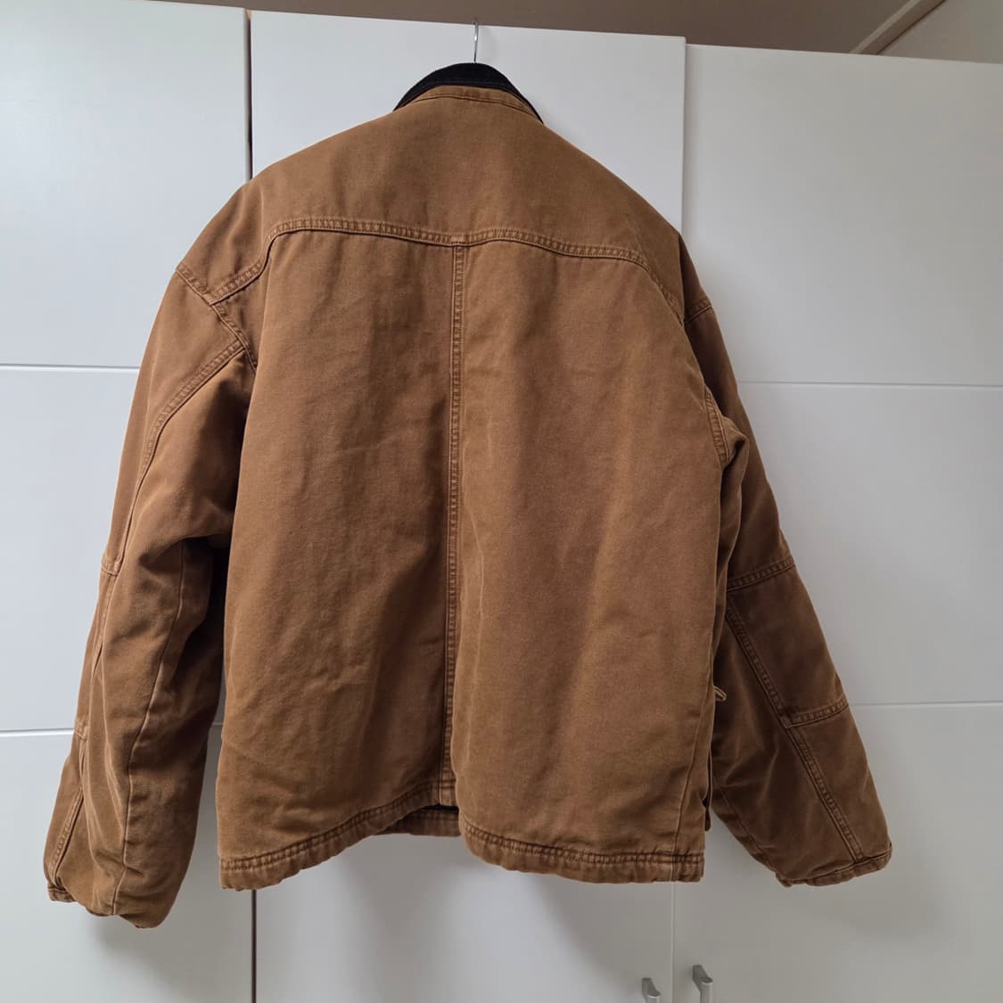 스투시 워시드 캔버스 샵 자켓 브론즈 L 상품이미지2