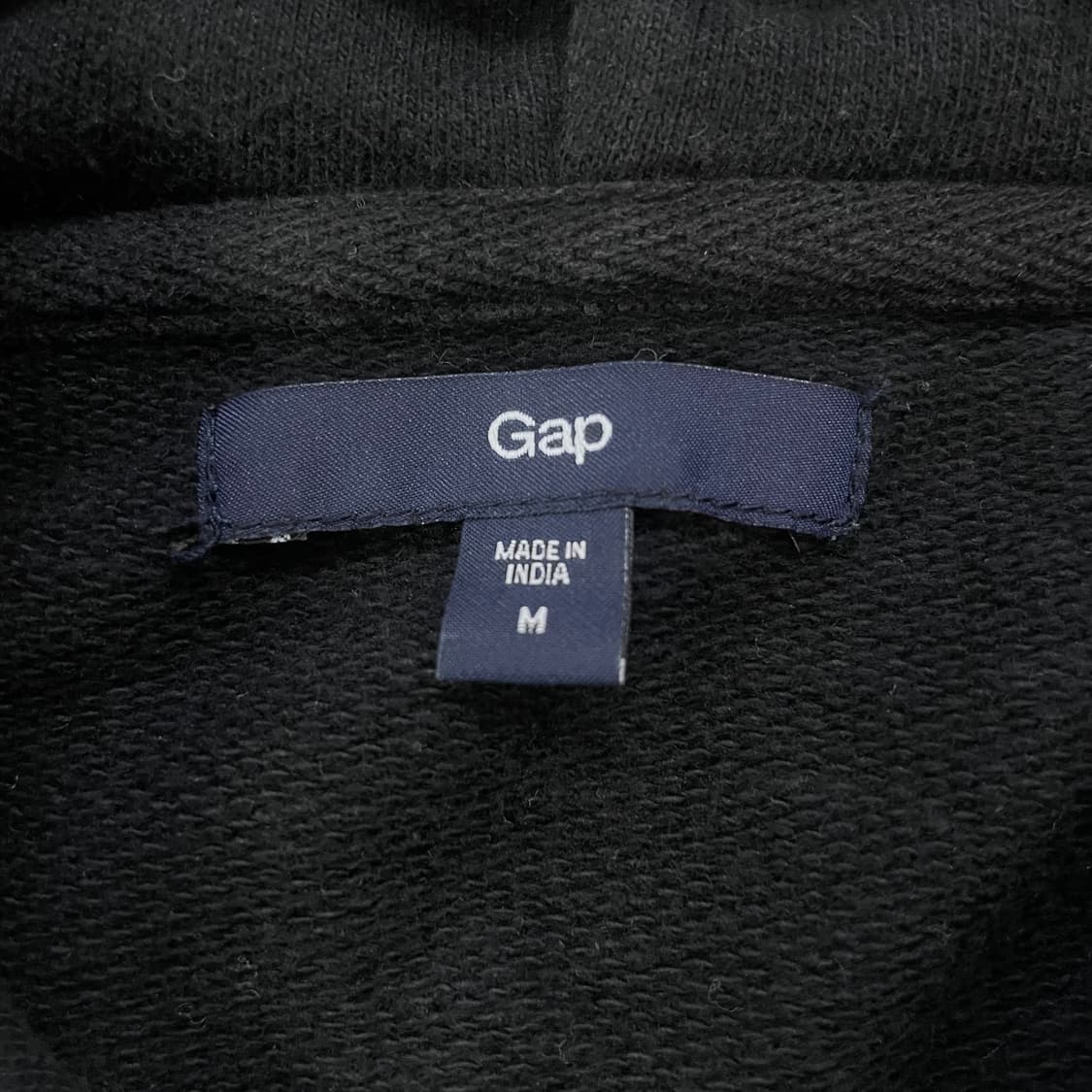 갭 Gap 스펠 로고 후드집업 블랙 상품이미지3