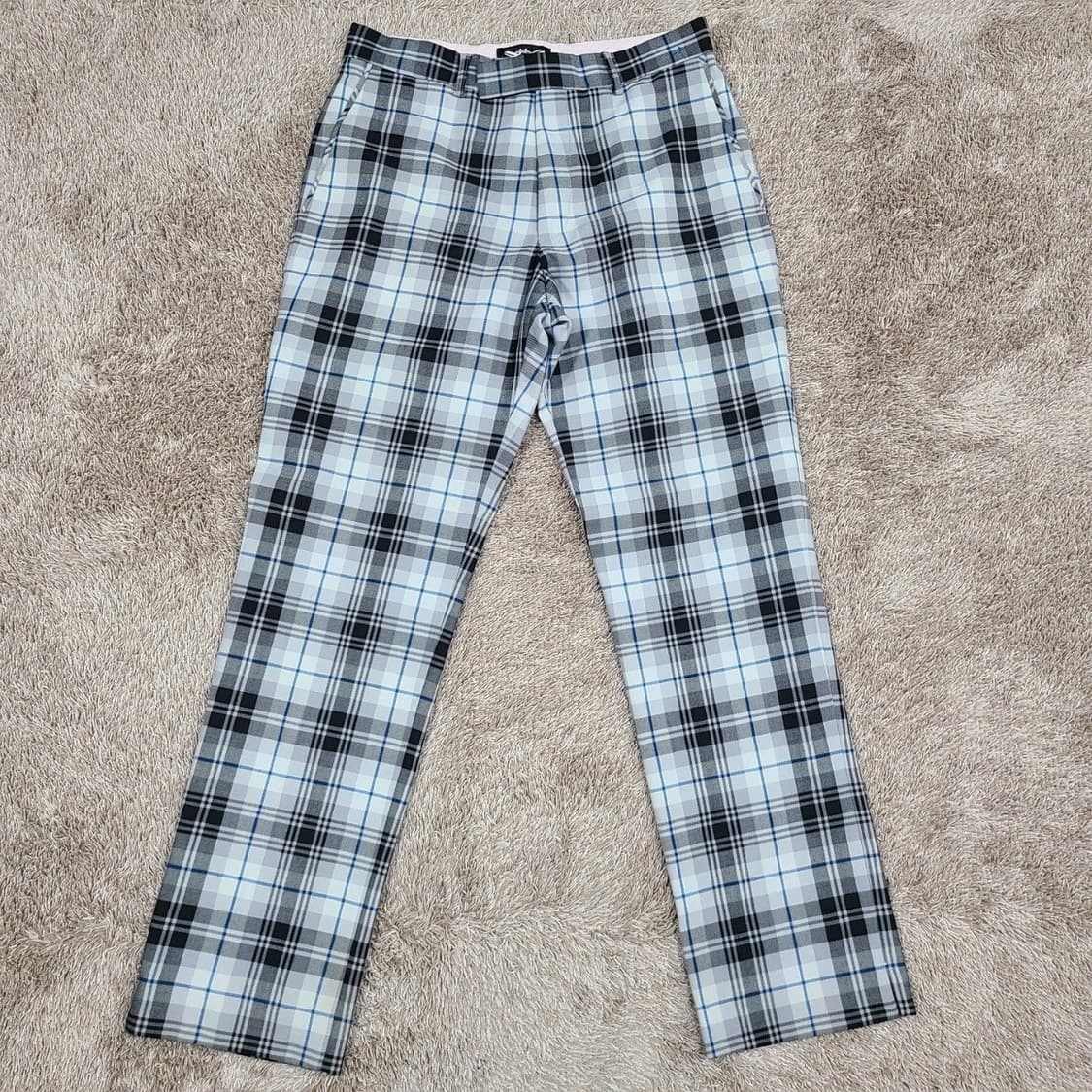 이안폴터디자인 체크 골프바지 32W 상품이미지1