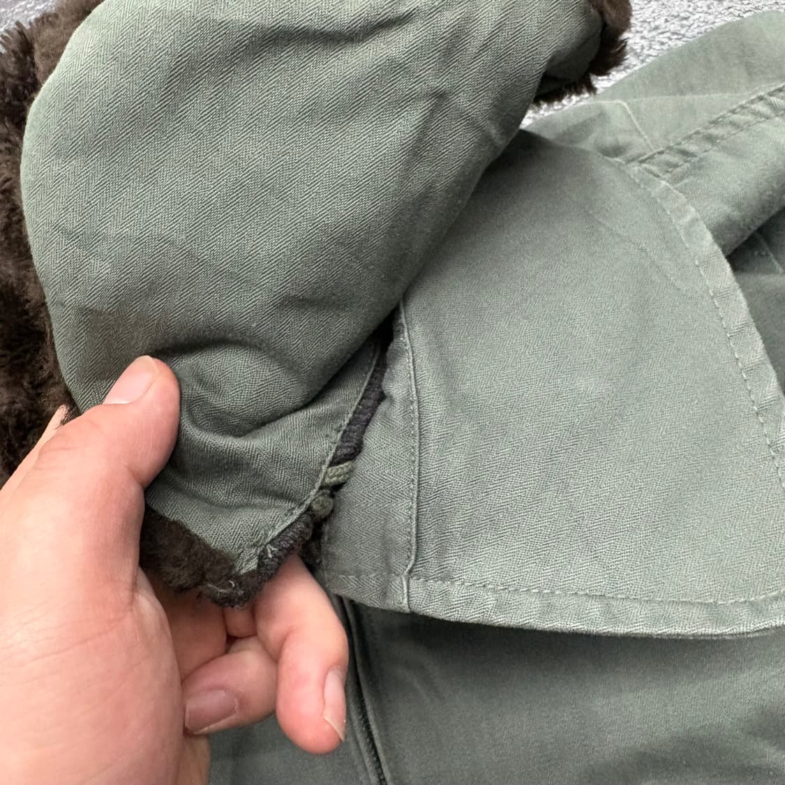 (100)80s france army덱자켓 상품이미지5