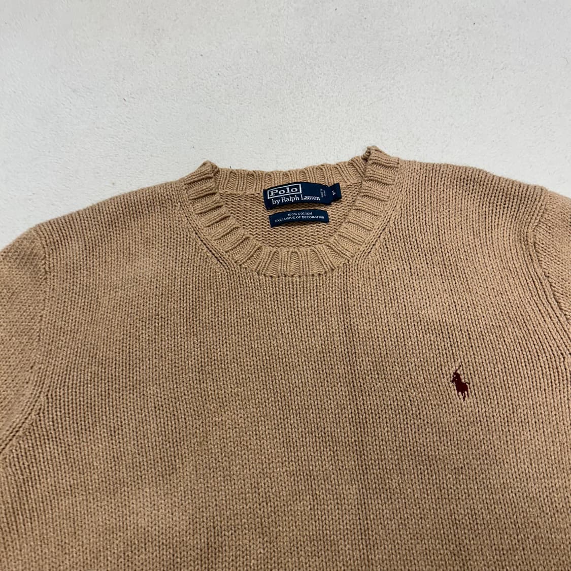 Polo Beige Knit 상품이미지5