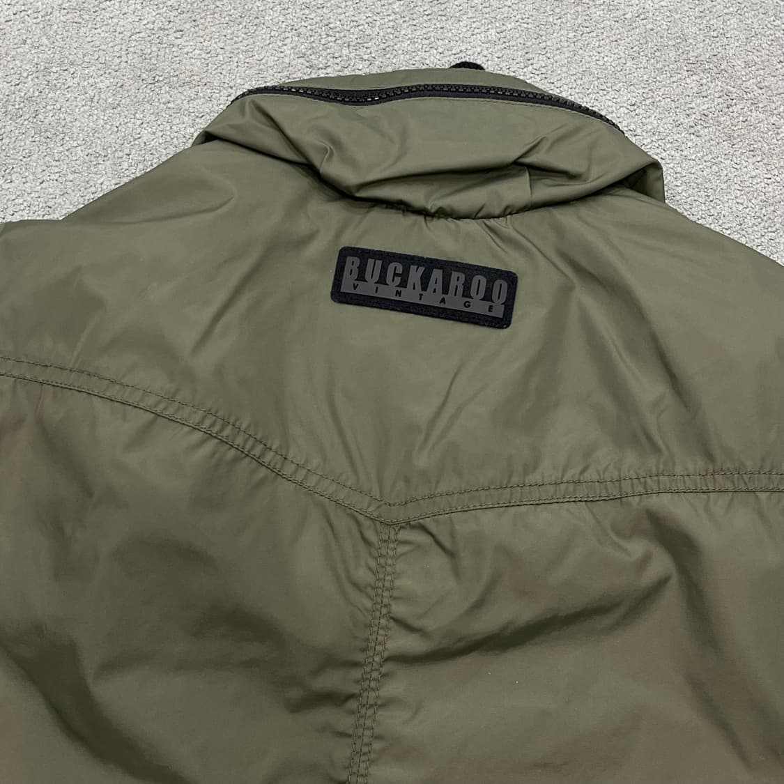 M 버커루 하이넥 봄버 항공 점퍼 상품이미지4