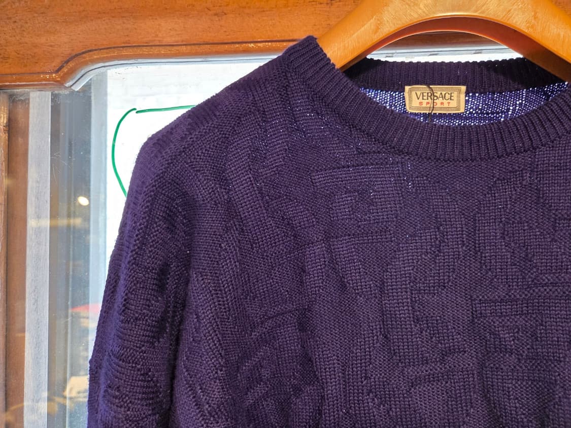 90'S 지아니 베르사체 케이블니트 상품이미지4