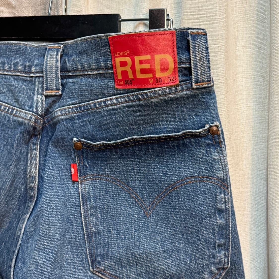 [30X32] 리바이스 505 레드 데님 팬츠 청바지 상품이미지4