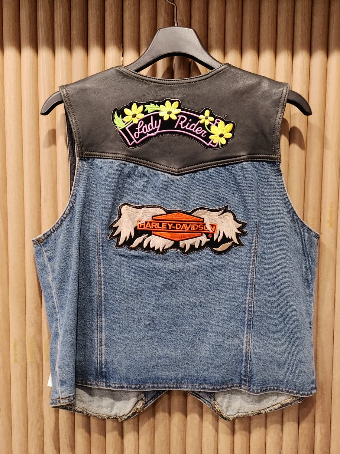 무배) 할리 데이비슨 데님 베스트 자켓 - L 상품이미지7