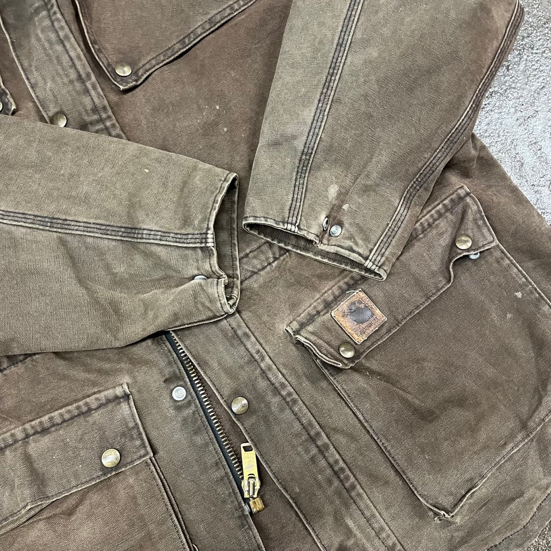 90s Carhartt 덕 케이프 코트 (110) 상품이미지4