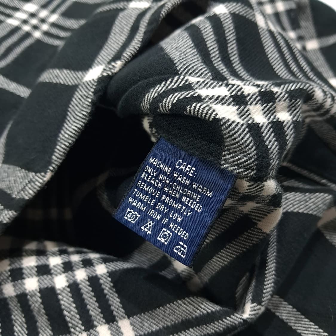 CL865 M 폴로 블랙 클래식 웨스턴 체크 셔츠 남방 상품이미지5