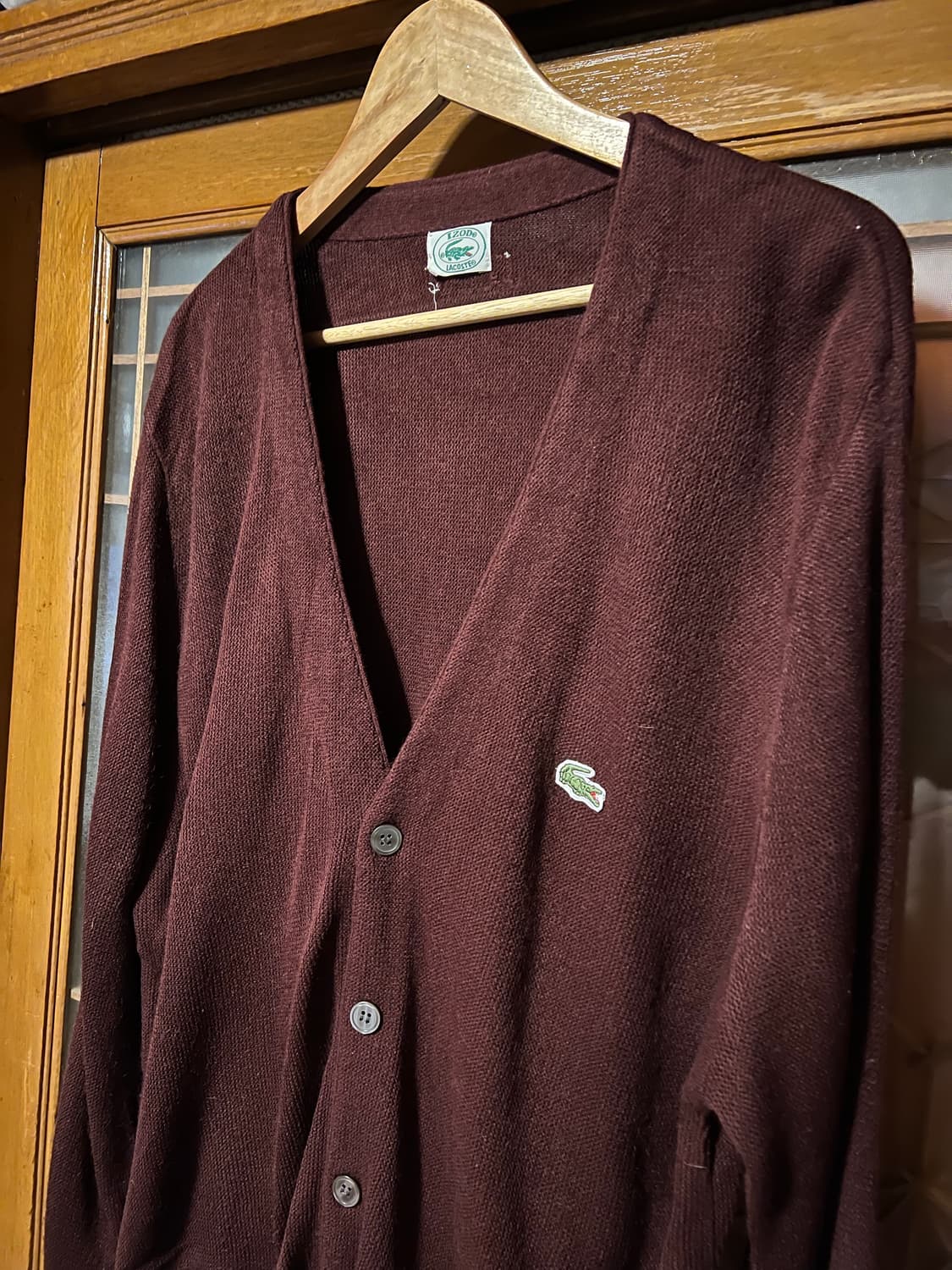 80s USA 빈티지 라코스테 가디건 (105~) 상품이미지1