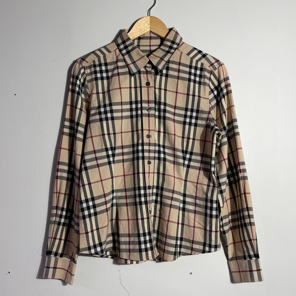 버버리 빈티지 베이지 노바체크 셔츠 (무료배송) 상품이미지1