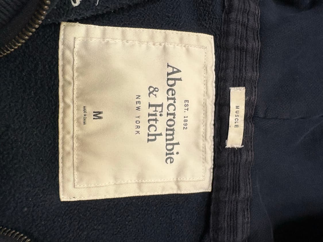 아베크롬비 후드집업 네이비 m 상품이미지2