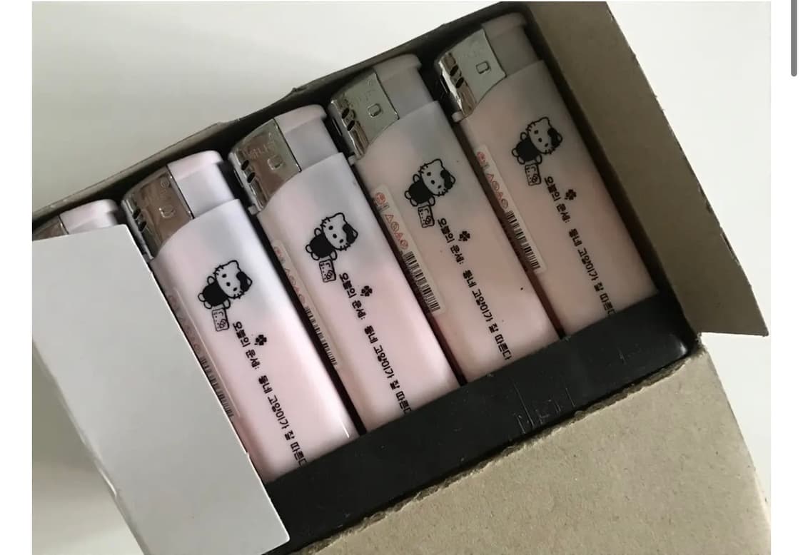 헬로키티 핑크 운세 라이터 상품이미지2