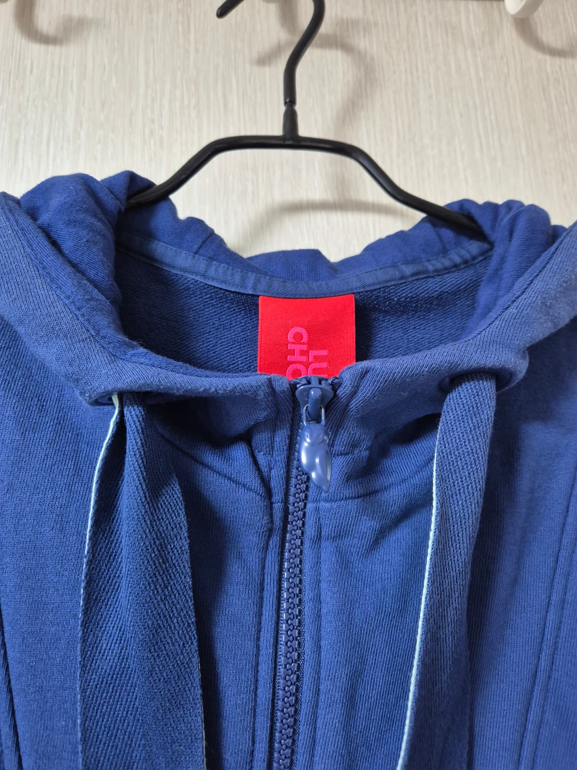 럭키슈에뜨  후드 원피스 반집업 후드 36 상품이미지5