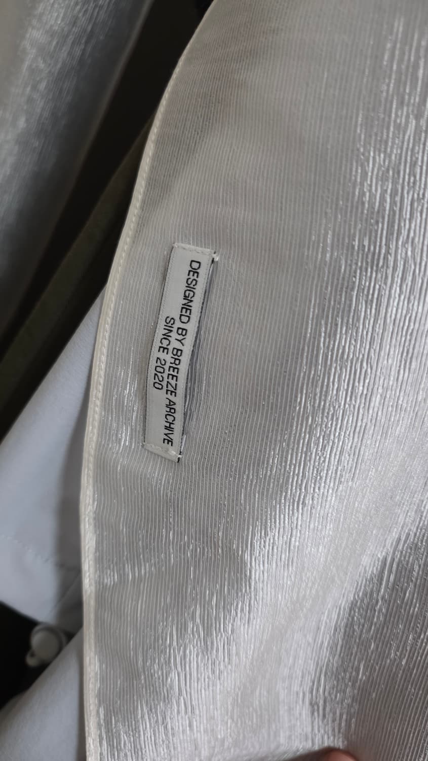 브리즈아카이브 샤샤 스카프/ 화이트 스카프 새것 상품이미지3