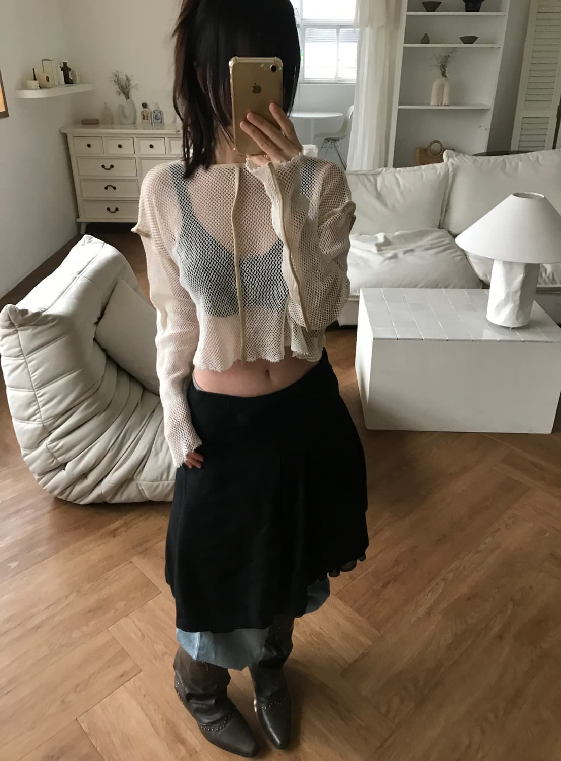 vintage frill skirt 상품이미지7