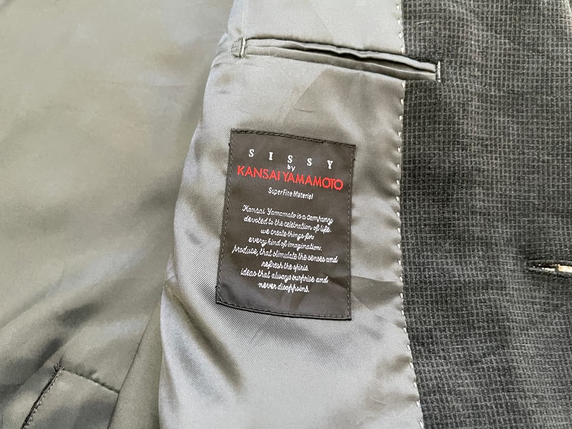 간사이 야마모토 x sisley  테일러드 블레이저  상품이미지4