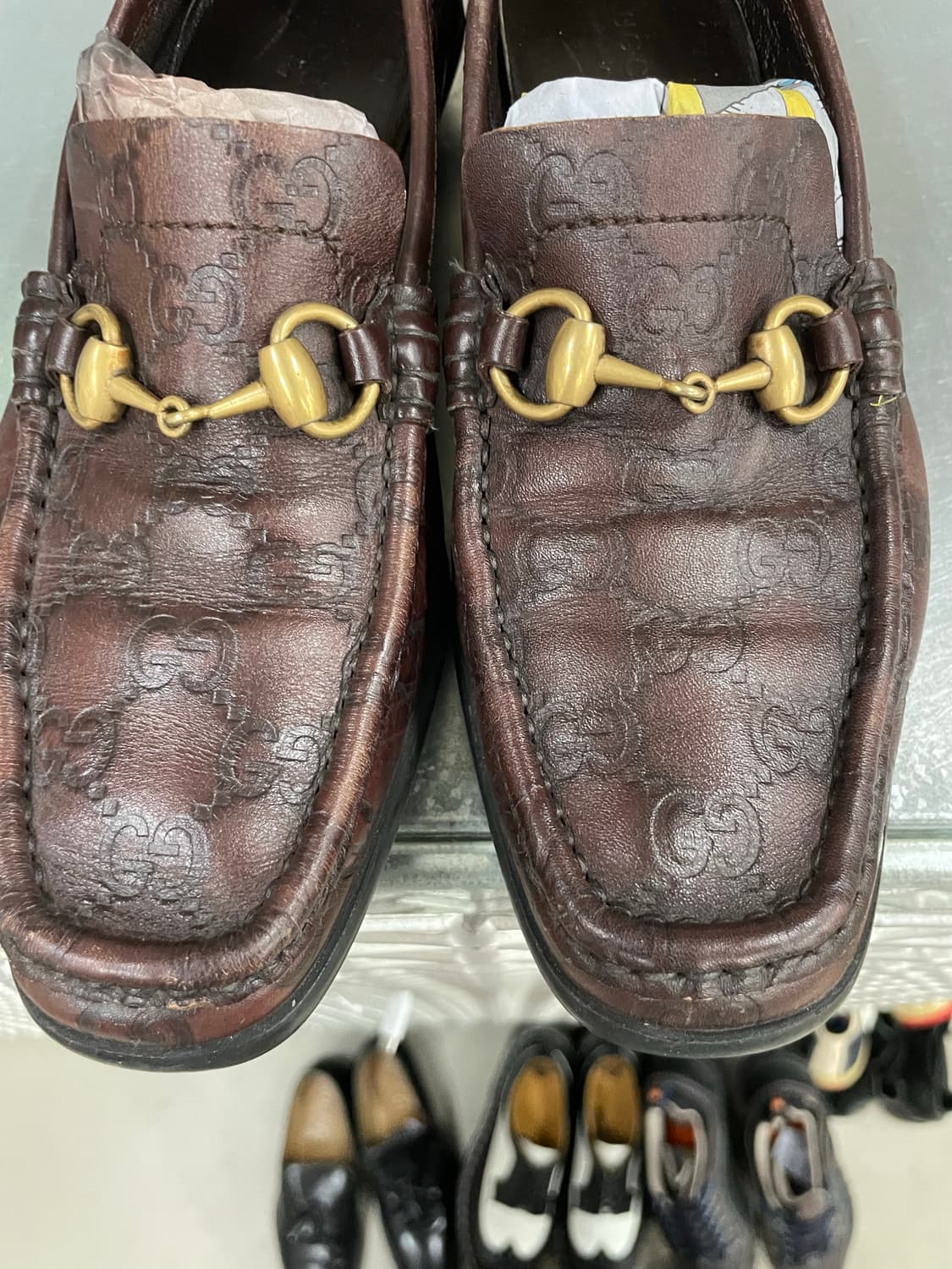 구찌 레더 홀스빗 모카신 37 상품이미지7