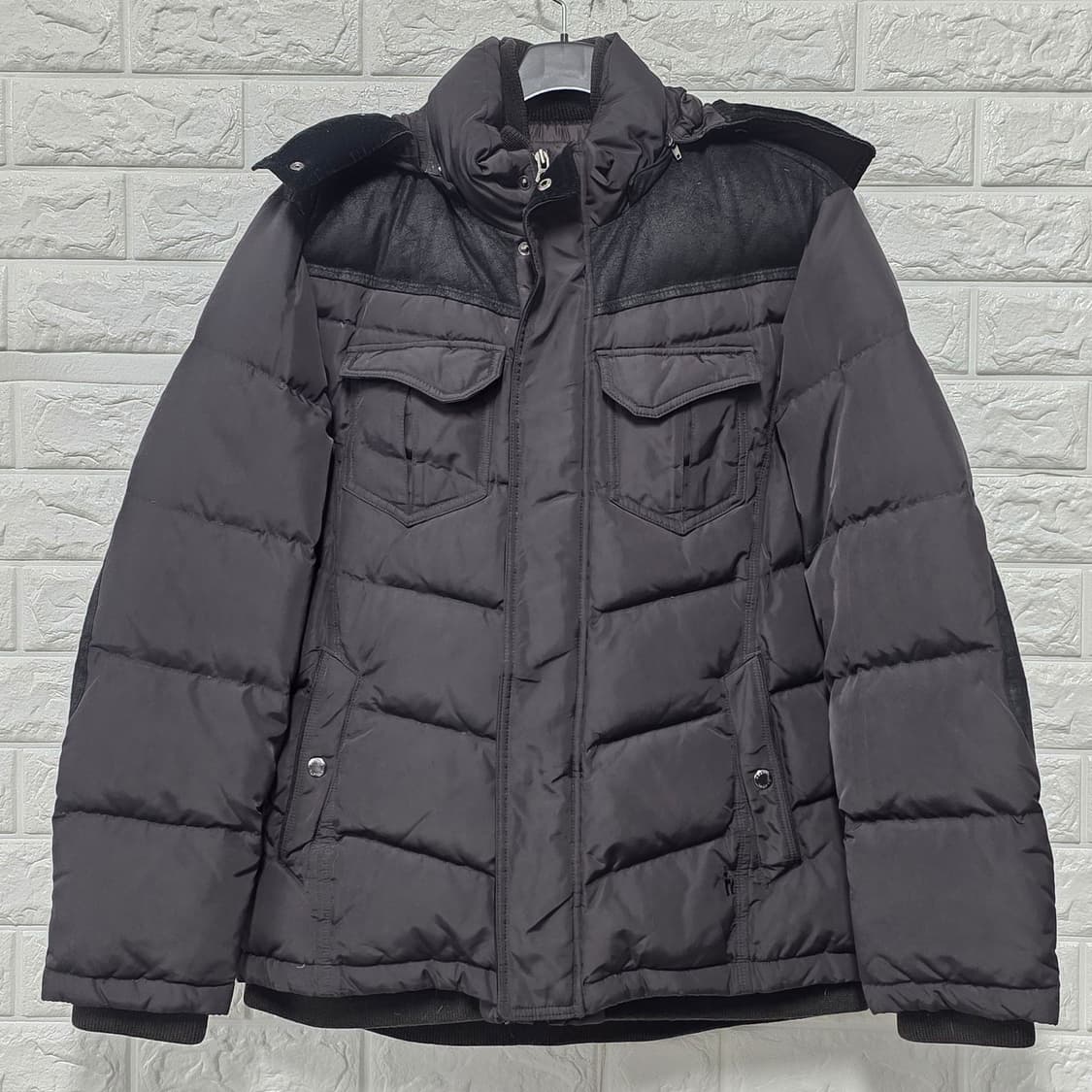 택포) 헤지스 남성 다운 패딩 105 상품이미지1