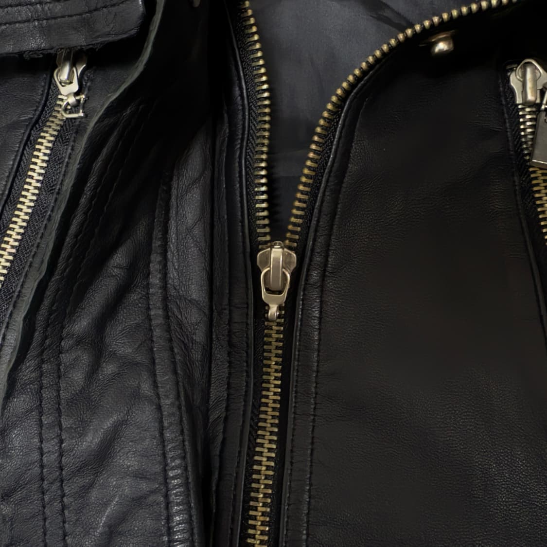 빈티지 터틀넥 양가죽 자켓 상품이미지7