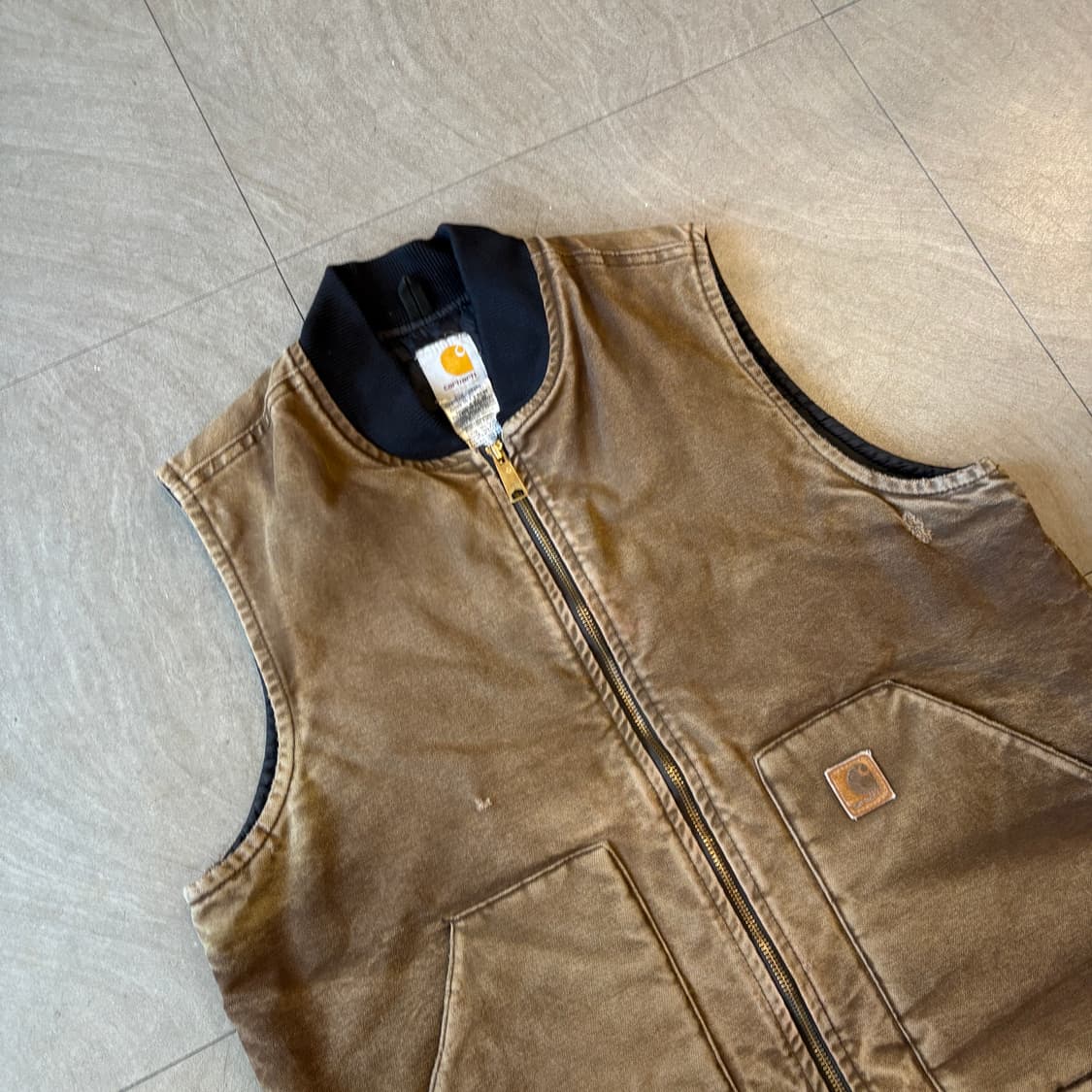 칼하트 정품 덕 캔버스 조끼 베스트 상품이미지2