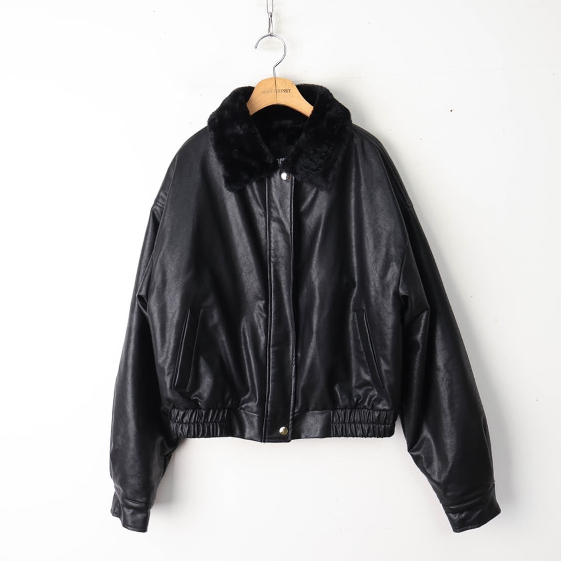 55/블랙업 크레시 퍼 레더 블루종 상품이미지1