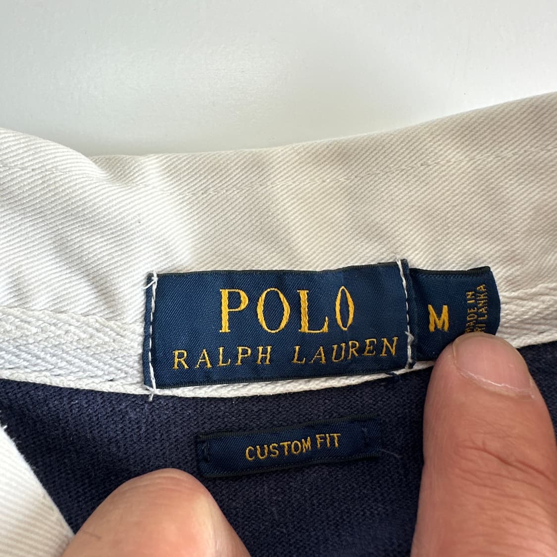 Polo 폴로 랄프로렌 꿀벌 배색 아이코닉 럭비티 상품이미지4