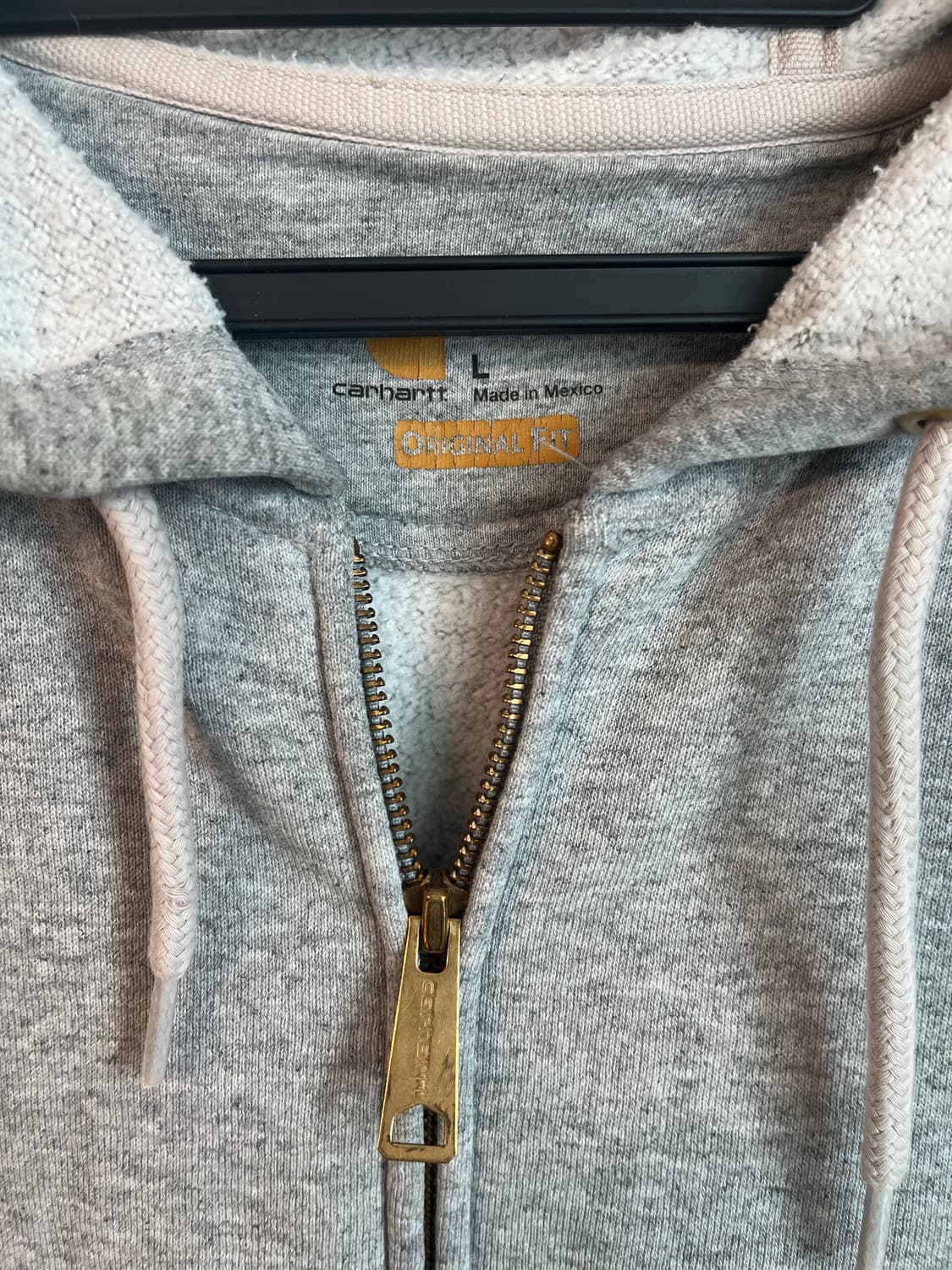 칼하트 후드집업 그레이 (L size)  상품이미지4