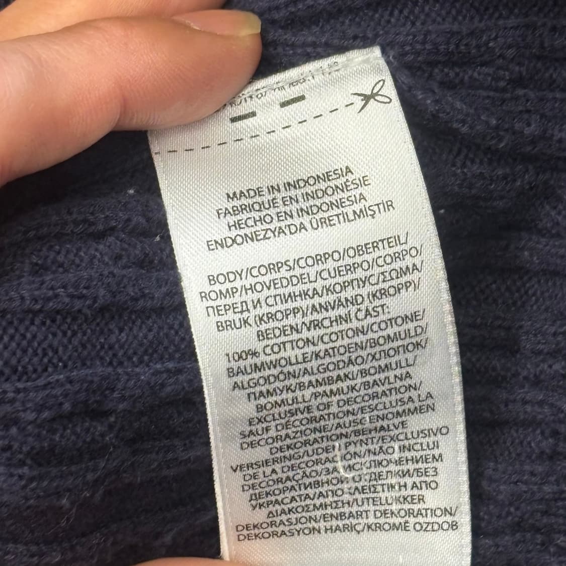 XL 폴로랄프로렌 여성용 네이비 니트 가디건 상품이미지5