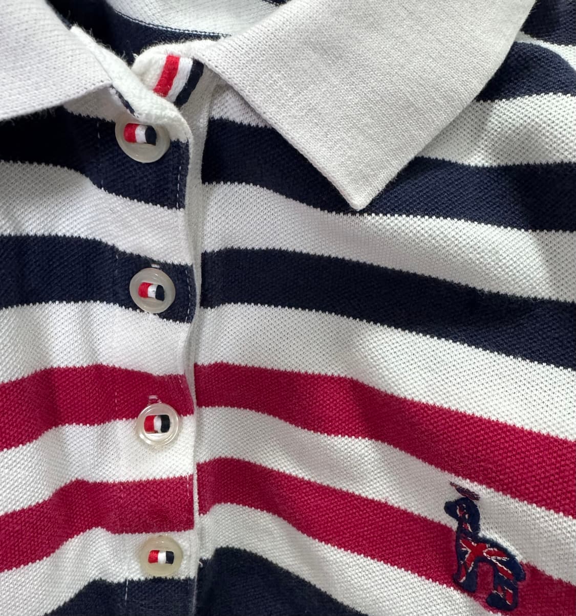 hazzys 헤지스 반팔 카라 원피스 스트라이프 상품이미지7