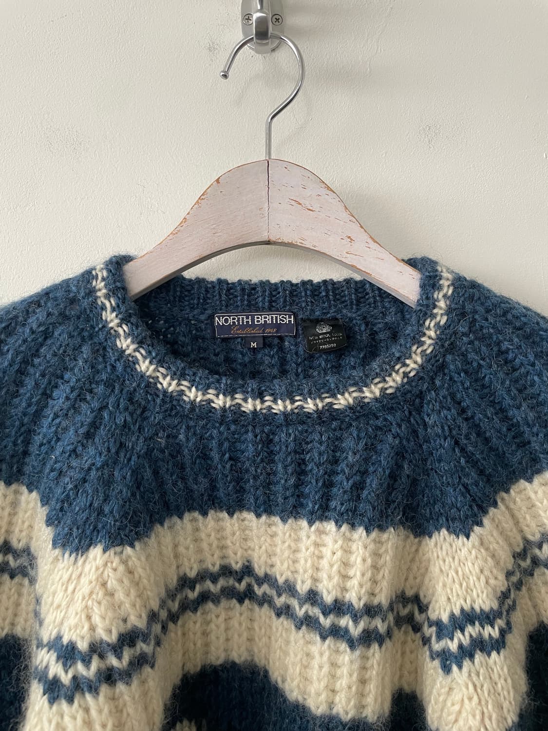 vintage M heavy wool knit 상품이미지3