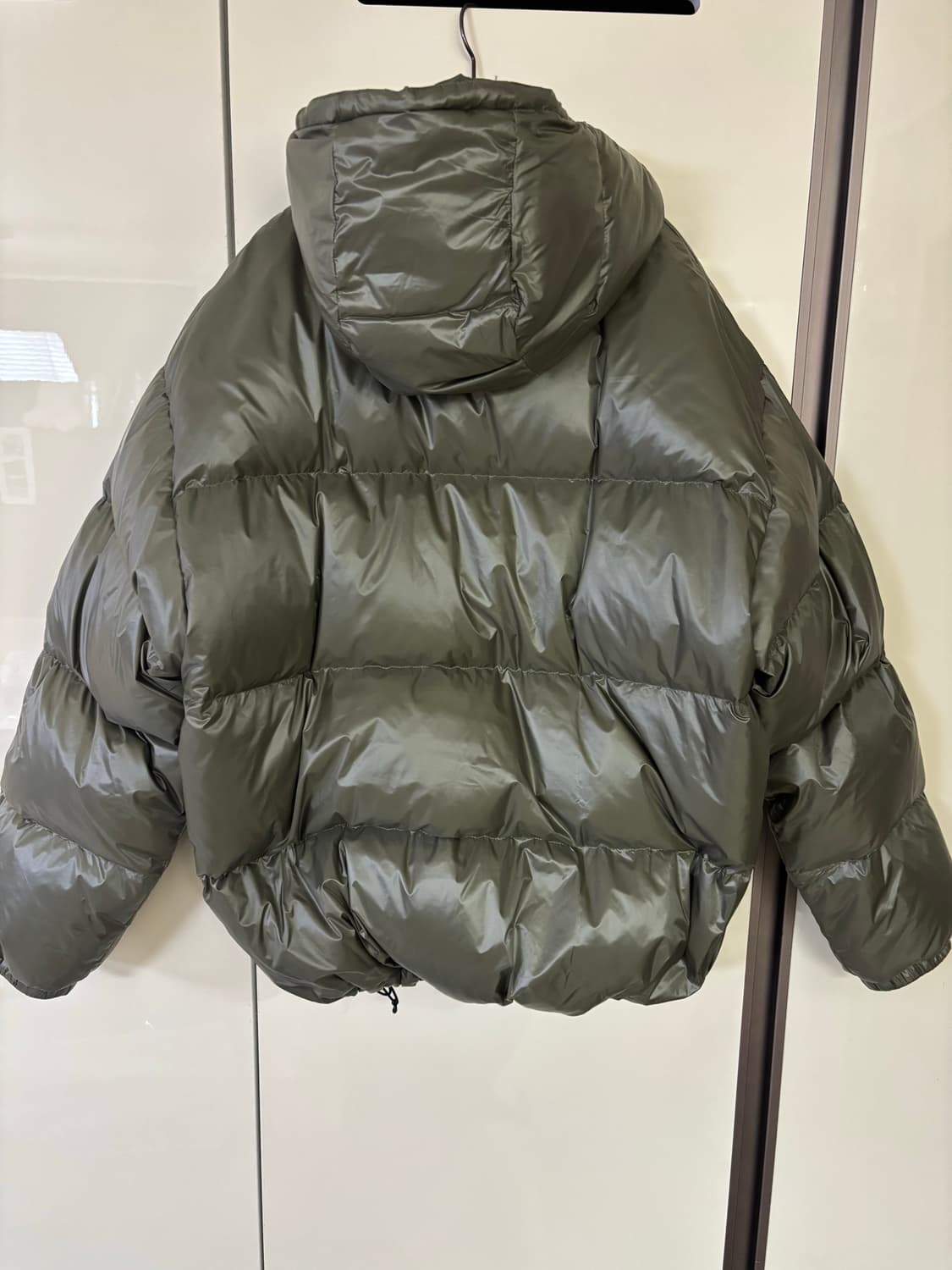 키뮤어 RDS 후디드 다운점퍼 카키 XL 상품이미지3