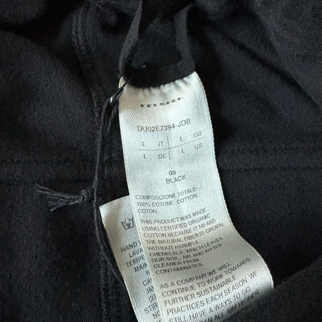 릭오웬스 와이드 크리치 카고 태권도 L 상품이미지2