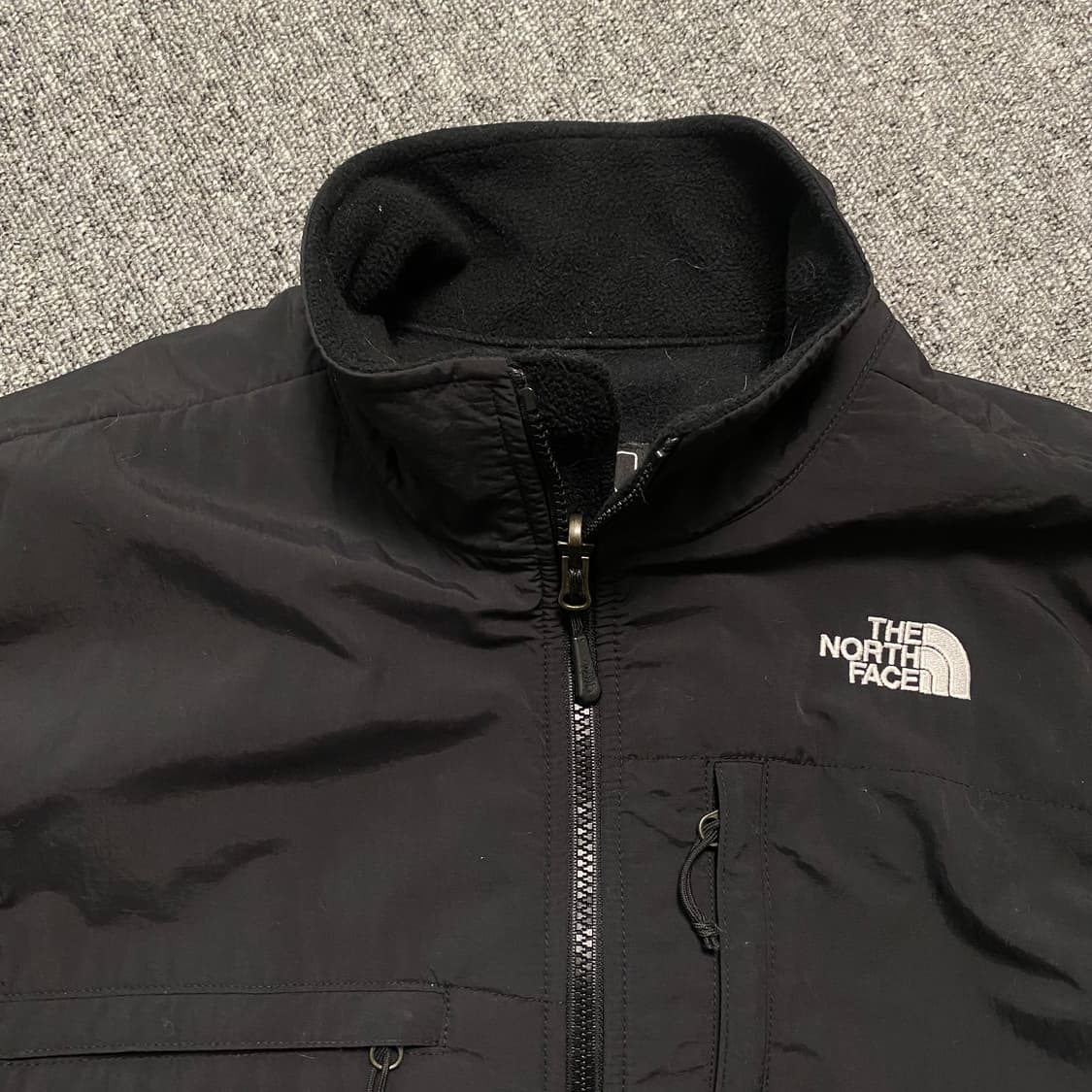 🌊  TNF Denali fleece black Mens M 상품이미지3