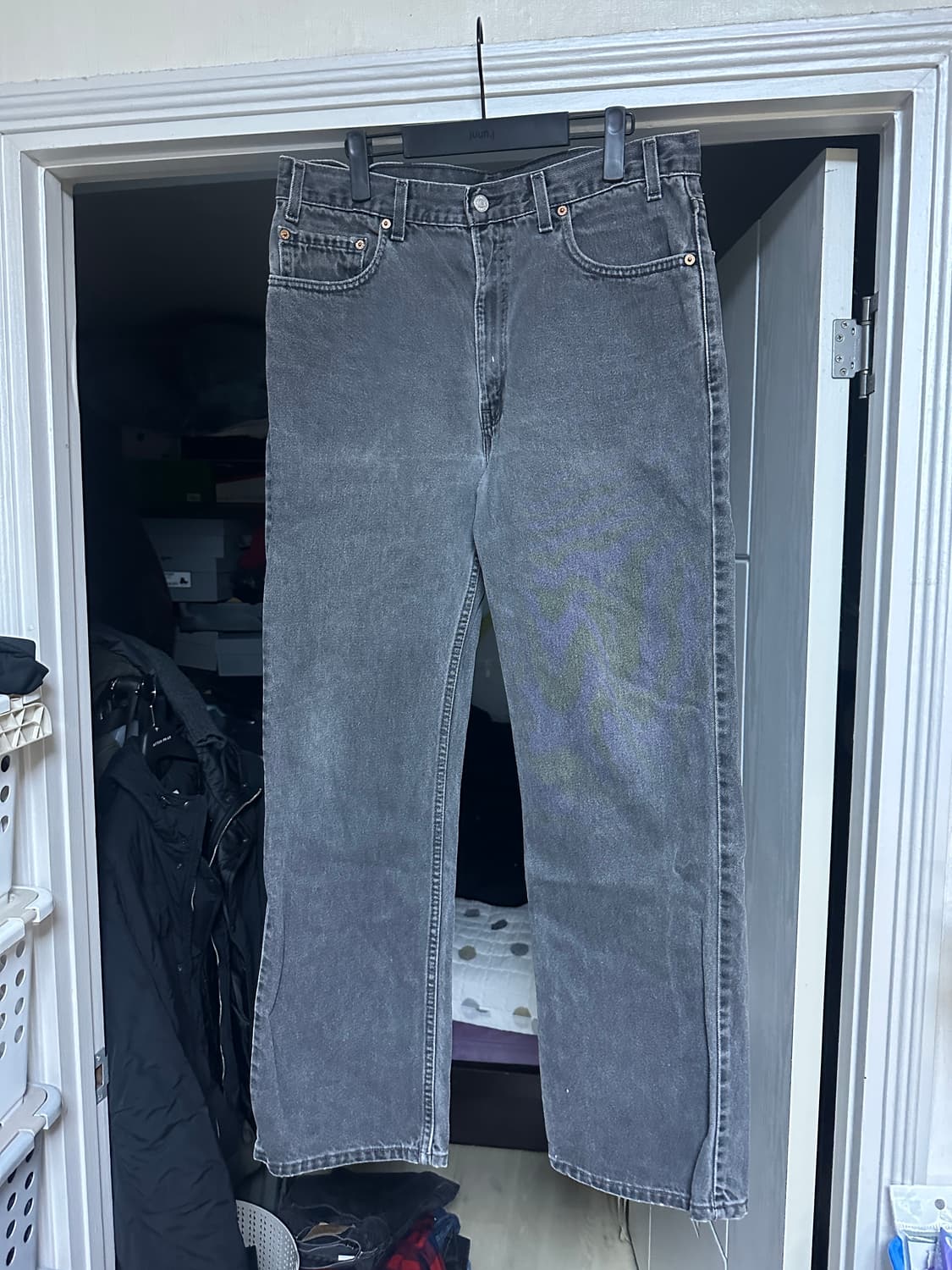 [36X32] 90s 빈티지 리바이스 517 흑청 상품이미지1