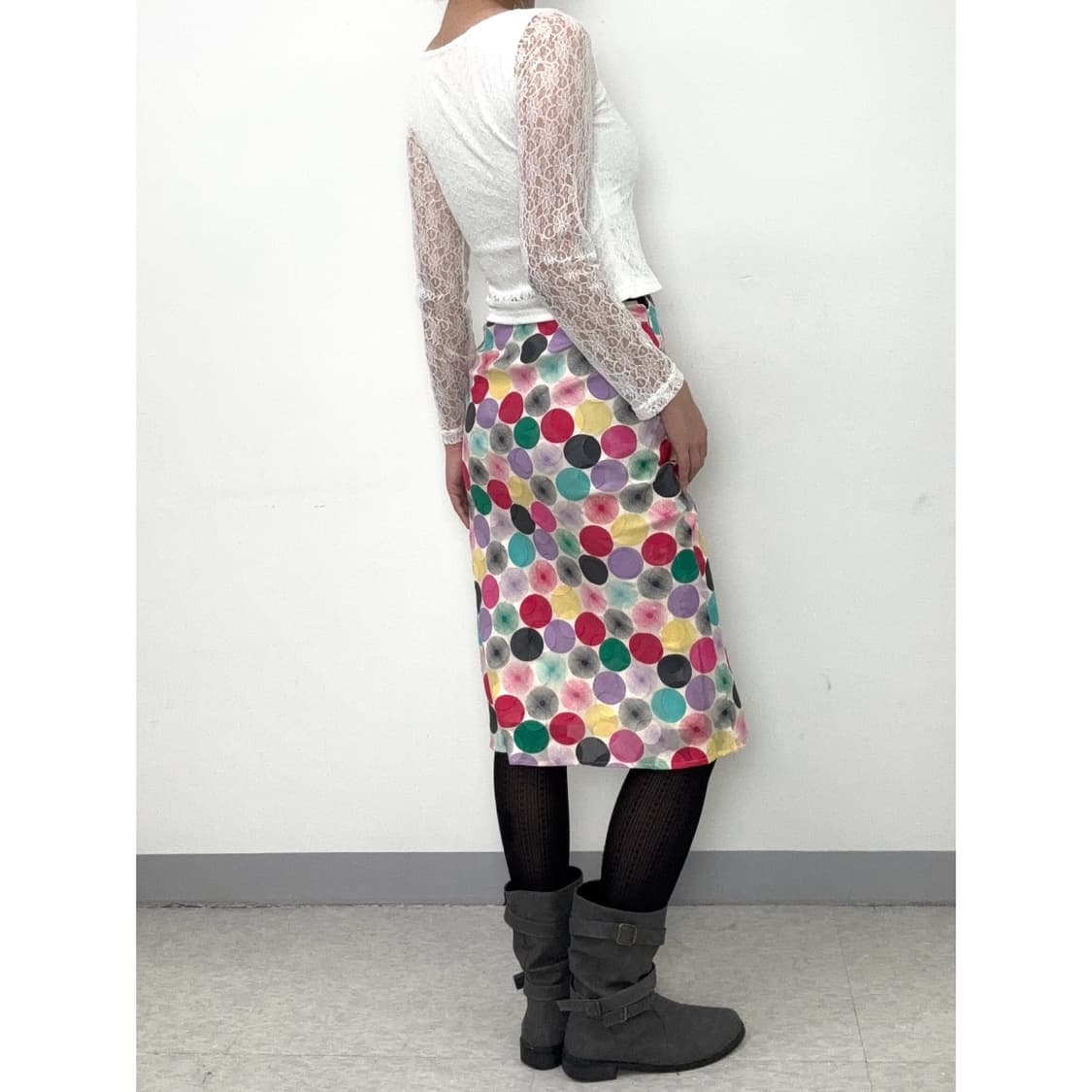 빈티지 화이트 레이스 블라우스 이너 상품이미지3