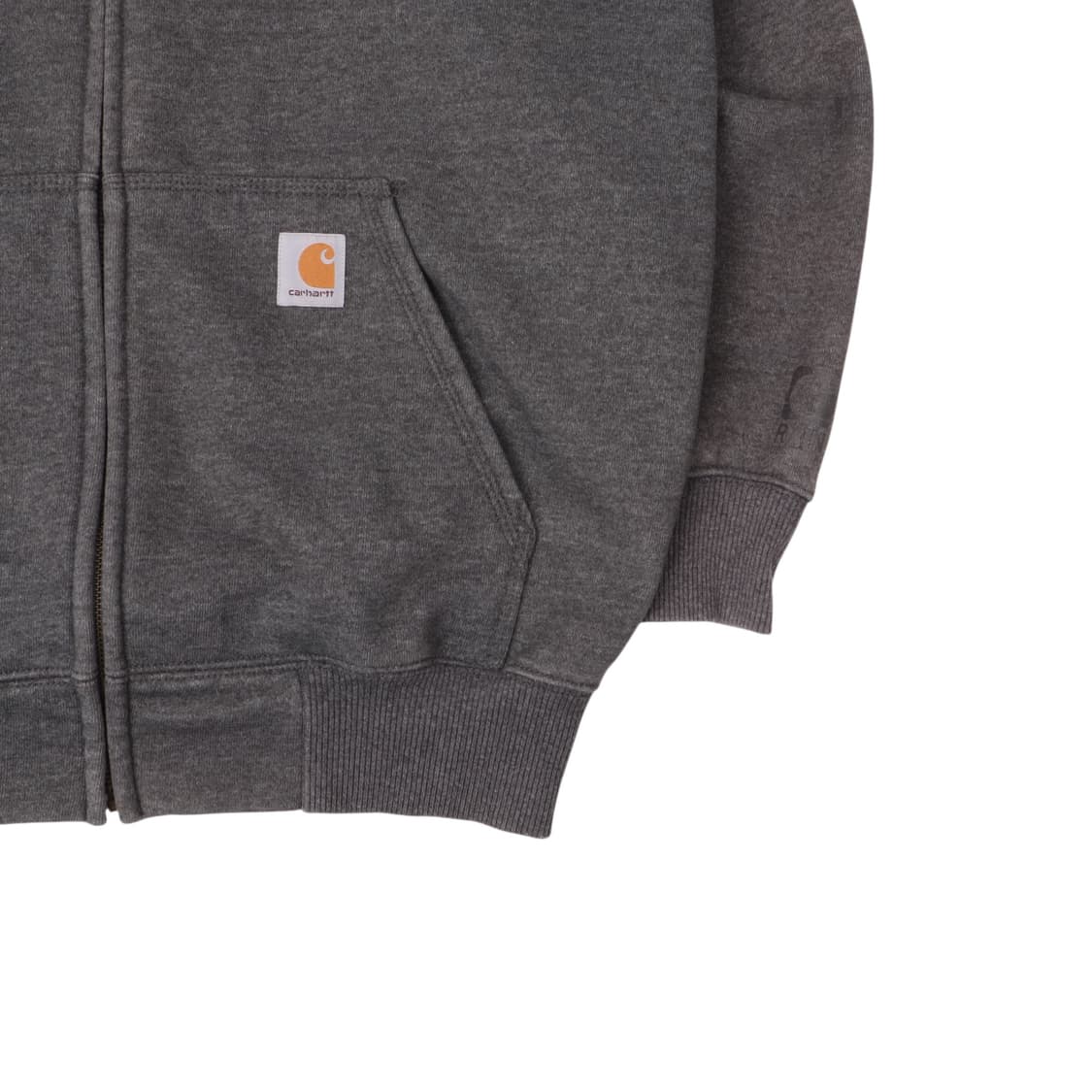칼하트 챠콜 오리지널핏 후드집업 상품이미지4