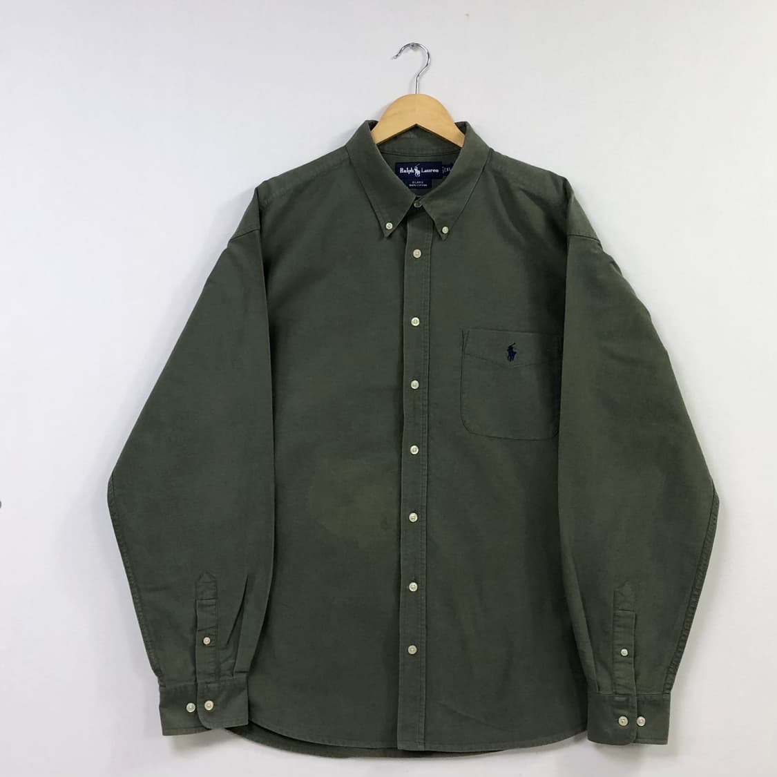 Xxl 폴로 솔리드코튼 셔츠 상품이미지2