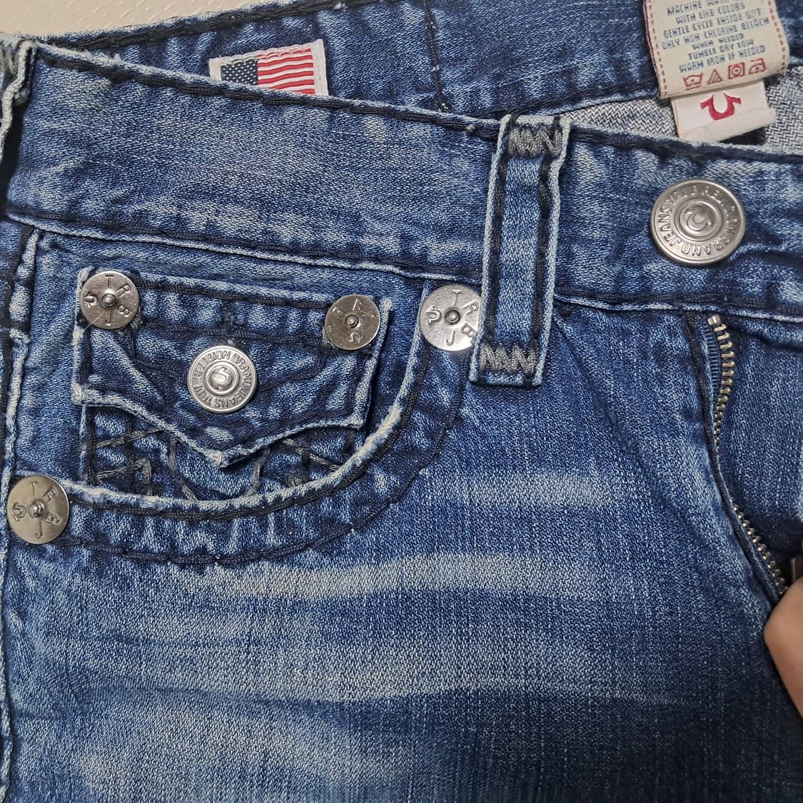 트루릴리젼 빌리슈퍼티 Billy super T 스트레이트핏 청바지 상품이미지8