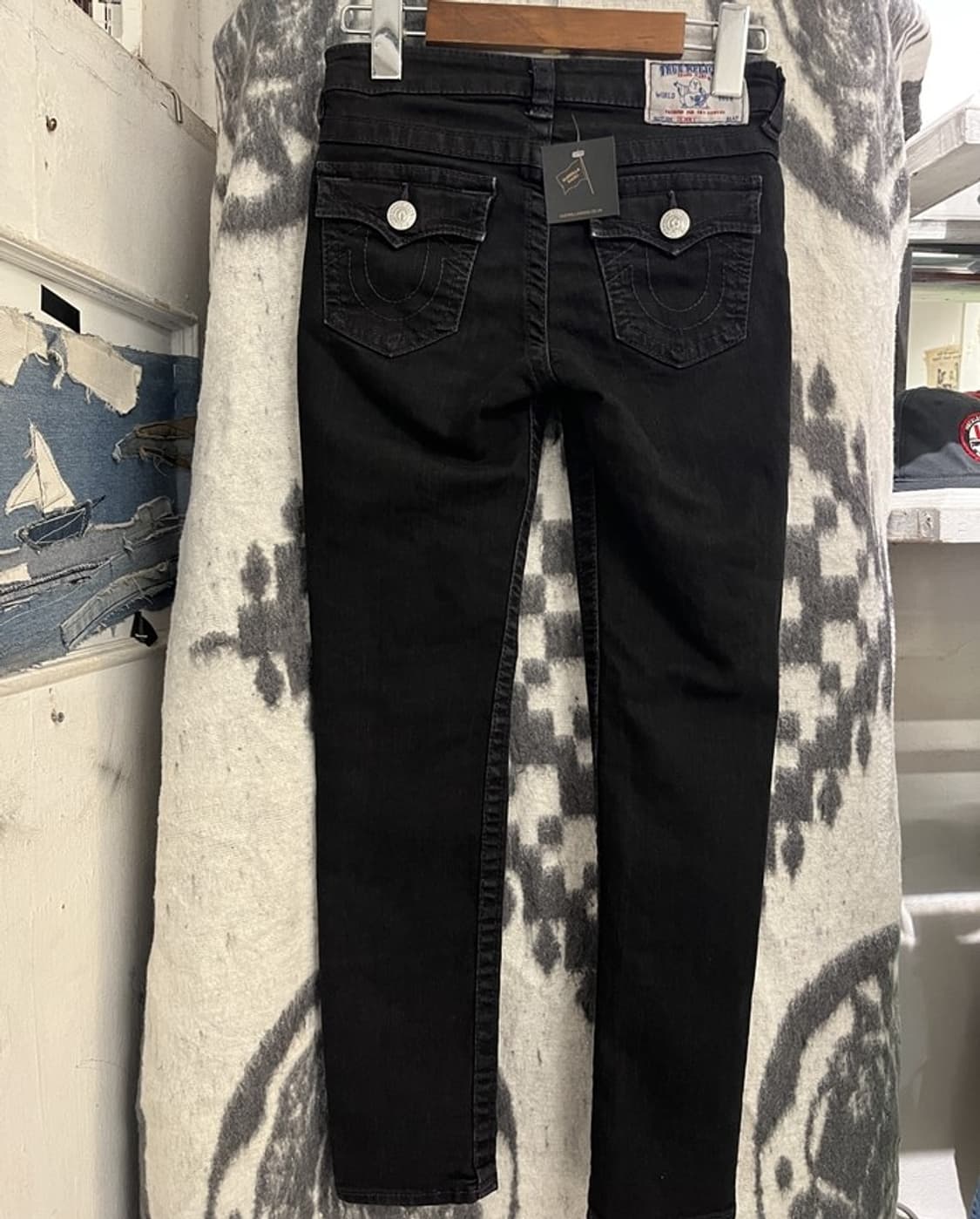 True religion black skinny pants 상품이미지2