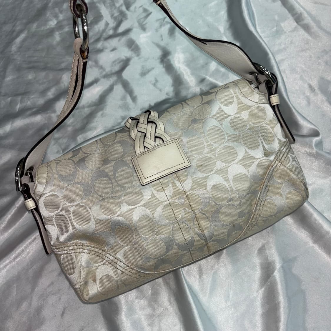 빈티지 코치 꼬임 버클 숄더백 가방 상품이미지9