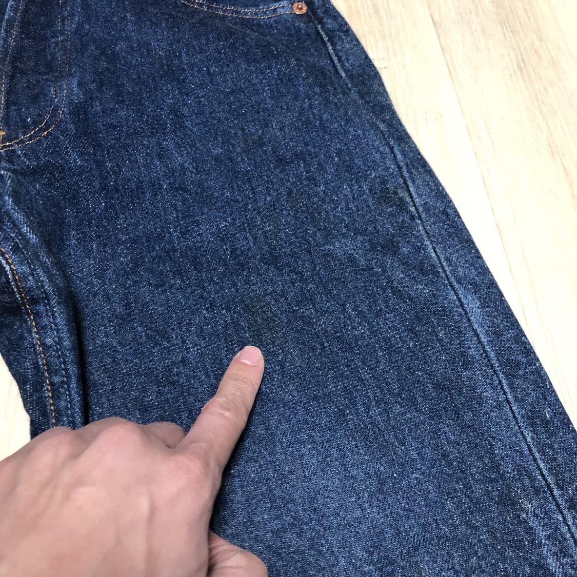 (27) 90's 리바이스 미국제 501xx 스트레이트핏 중청 데님 상품이미지3