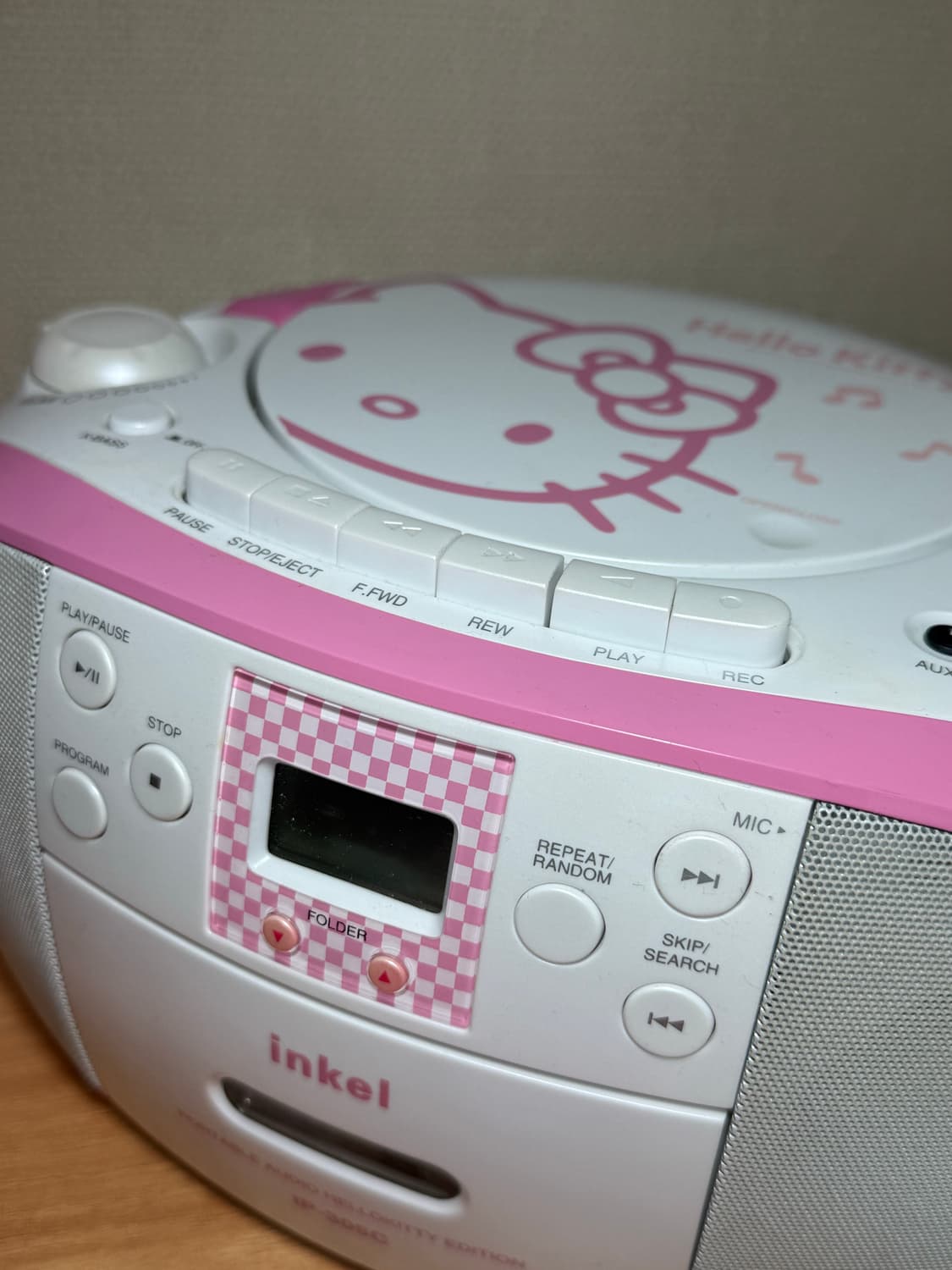 산리오 헬로키티 인켈 CD플레이어 상품이미지1