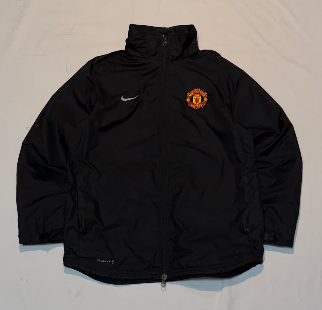 나이키 11-12 맨유 스톰핏 패커블 바람막이 블랙 상품이미지1