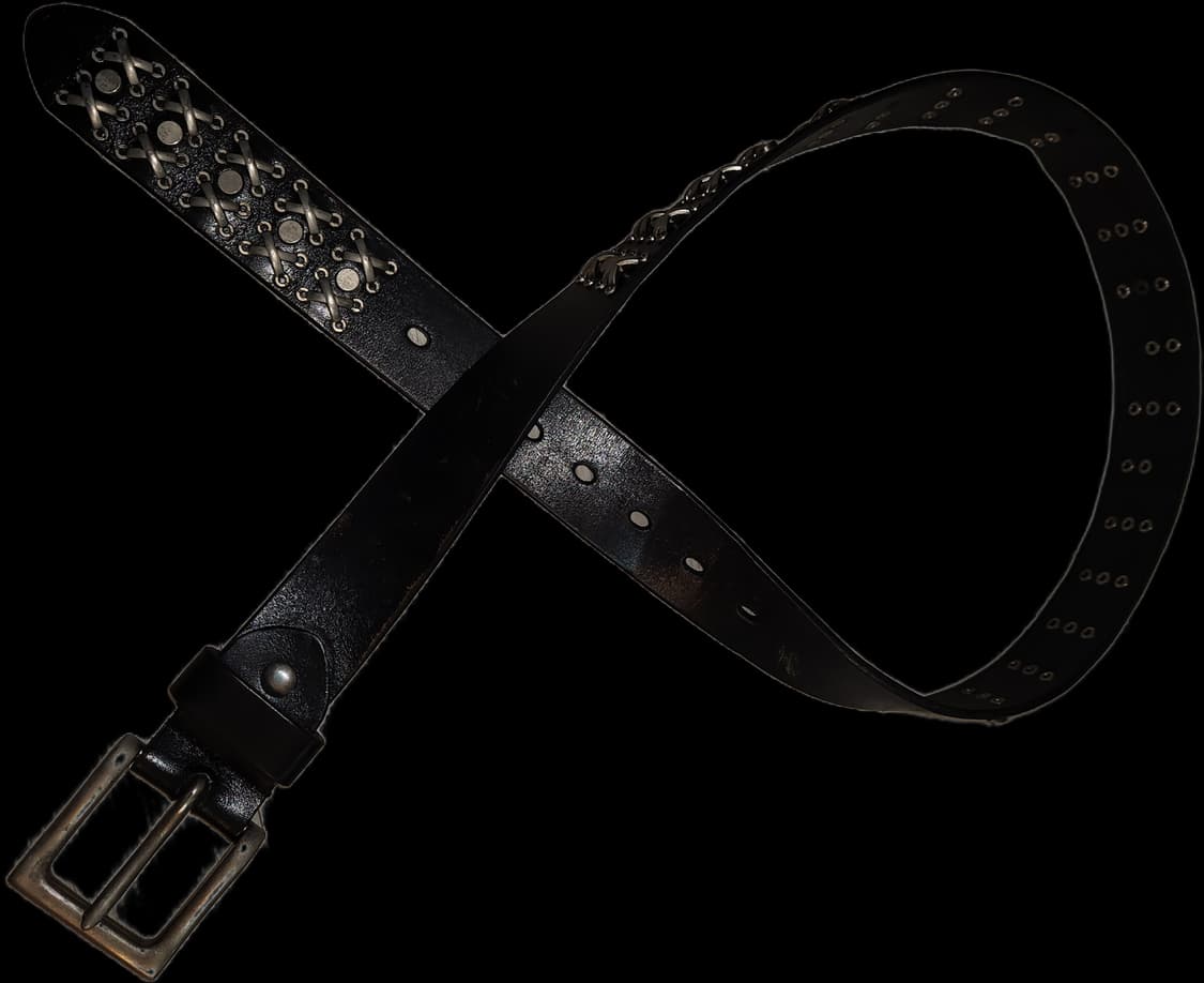 빈티지펑크 통가죽 스터드 벨트 상품이미지6