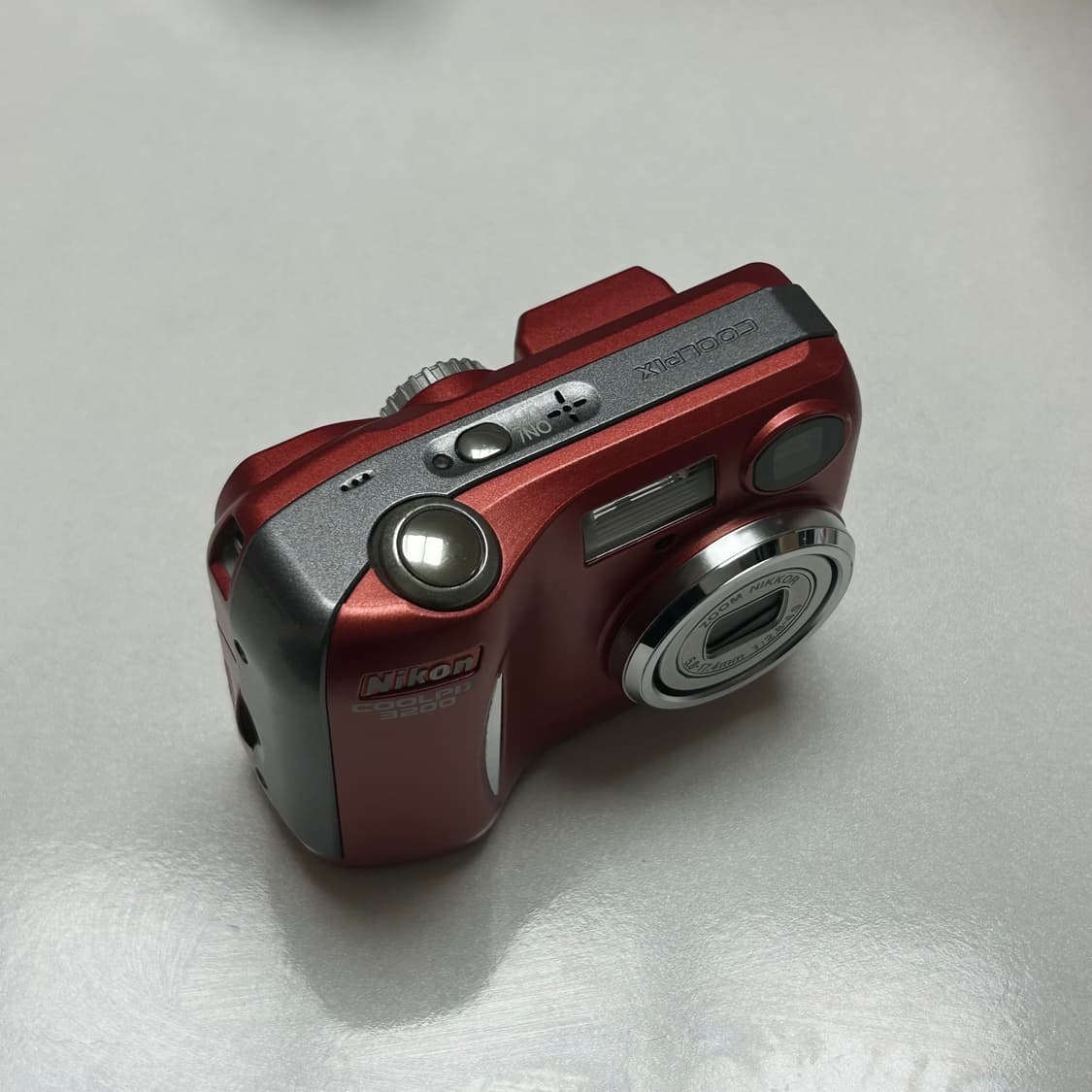 작례O) 니콘 쿨픽스 3200 레드 빈티지 디카 상품이미지2