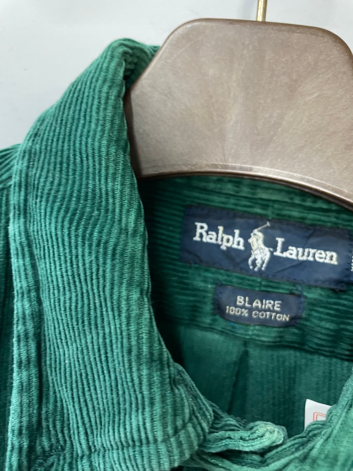 폴로 랄프로렌 코듀로이 그린 셔츠 H1343 상품이미지6