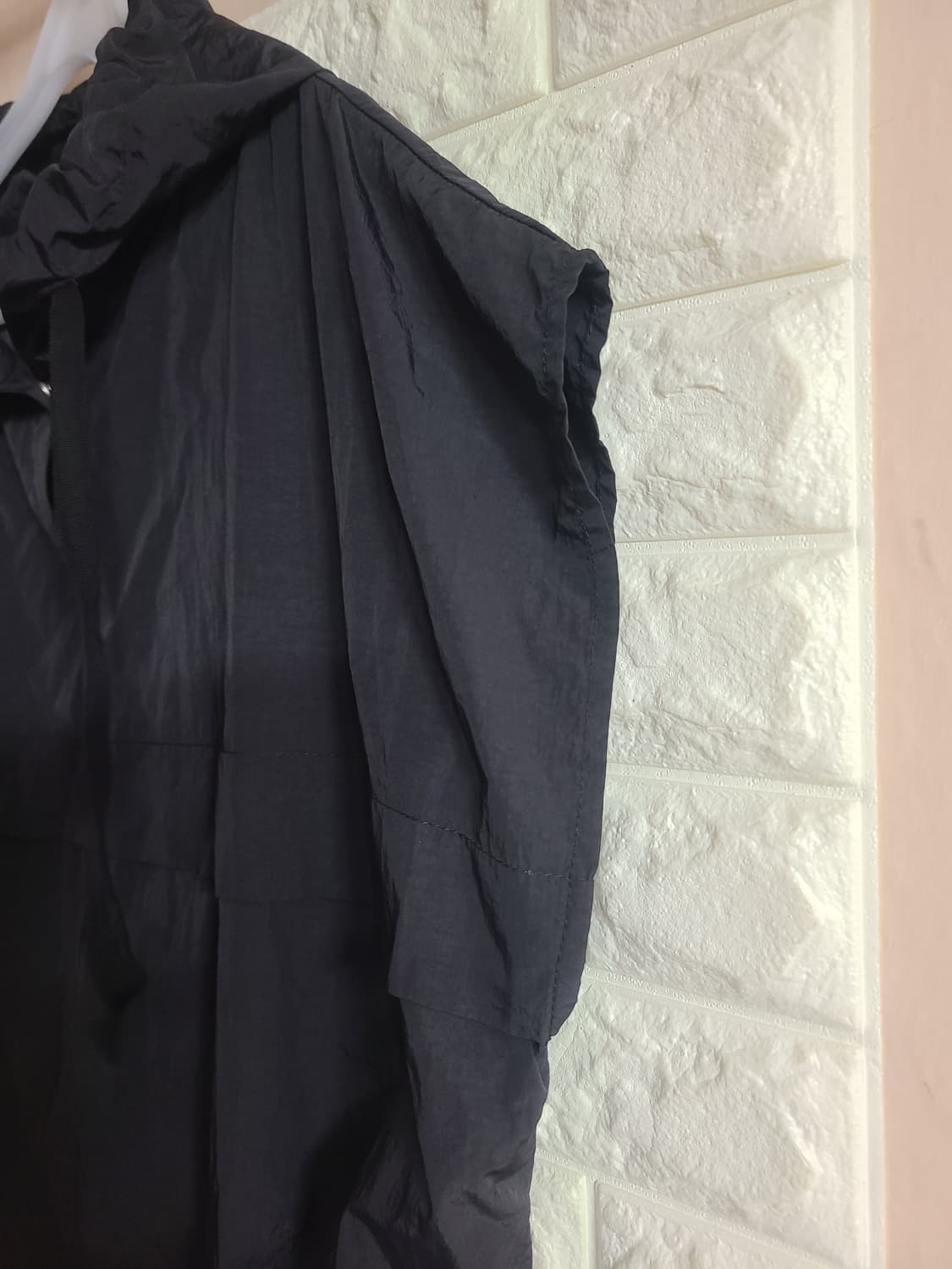 OZOC 블랙 후드 나시 바람막이 상품이미지3